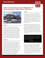 Preview of the ORNL Federal Credit Union Case Study