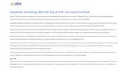 Preview of the Hospitality Technology Case Study