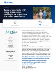 Preview of the Juniper Communities Case Study