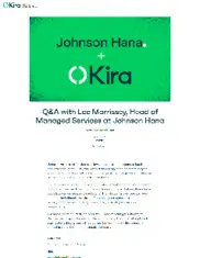 Preview of the Johnson Hana Case Study