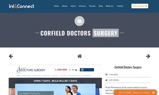 Preview of the Corfield Doctors Surgery Case Study