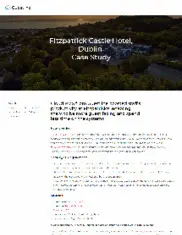 Preview of the Fitzpatrick Castle Hotel Case Study