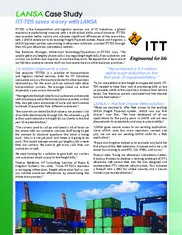 Preview of the ITT-TDS Case Study