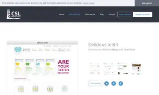 Preview of the Delicious teeth Case Study