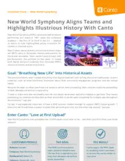 Preview of the New World Symphony Case Study