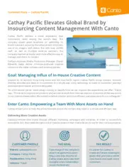 Preview of the Cathay Pacific Case Study