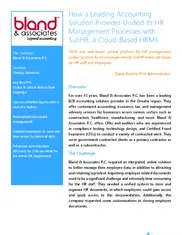 Preview of the Bland & Associates, P.C. Case Study