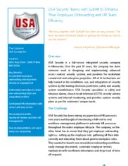 Preview of the USA Security Case Study