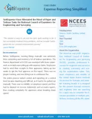 Preview of the National Council of Examiners for Engineering and Surveying Case Study