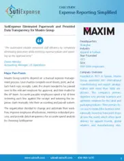 Preview of the Maxim Group Case Study