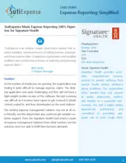 Preview of the Signature Health Case Study