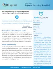 Preview of the King Solutions Case Study
