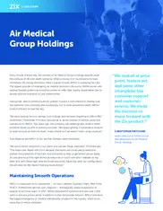 Preview of the Air Medical Group Holdings Case Study