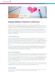 Preview of the Johnson & Johnson Case Study