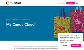 Preview of the My Candy Cloud Case Study