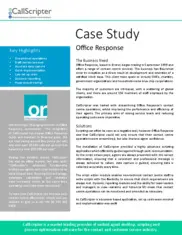 Preview of the Office Response Case Study
