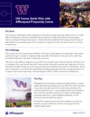 Preview of the University of Washington Athletics Case Study