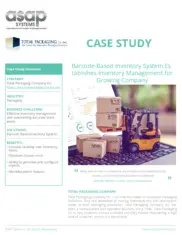 Preview of the Total Packaging Company Case Study