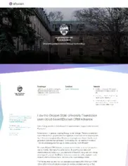 Preview of the Oregon State University Foundation Case Study