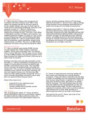 Preview of the R.T. Moore Case Study