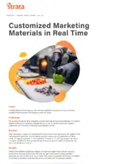 Preview of the Leading Food Services Company Case Study