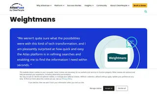Preview of the Weightmans Case Study