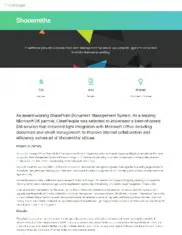 Preview of the Shoosmiths Case Study