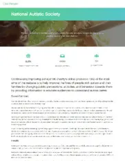 Preview of the National Autistic Society Case Study