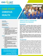 Preview of the Christus Health Case Study