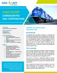 Preview of the Conrail Case Study