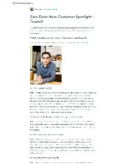 Preview of the Truebill Case Study
