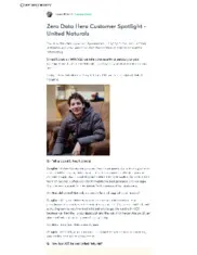 Preview of the United Naturals Case Study