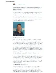 Preview of the Streamline Case Study