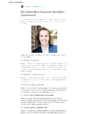 Preview of the CoverHound Case Study