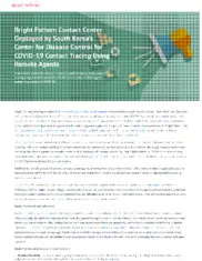 Preview of the Leading South Korea’s Center for Disease Control Case Study