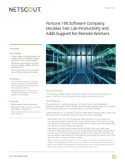 Preview of the Fortune 100 Software Company Case Study