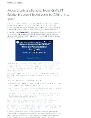 Preview of the General Motors Case Study