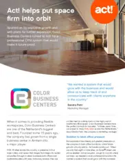 Preview of the Color Business Centers Case Study