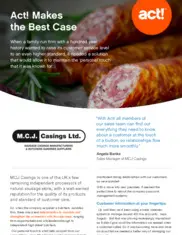 Preview of the MCJ Casings Case Study