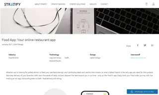 Preview of the Online Food Delivery Company Case Study