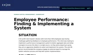 Preview of the Leading For-Profit Company Case Study