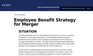 Preview of the Leading Employee Benefits Company Case Study
