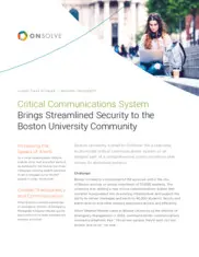 Preview of the Boston University Case Study