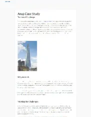 Preview of the Arup Case Study
