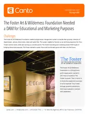 Preview of the The Foster Art and Wilderness Foundation Case Study