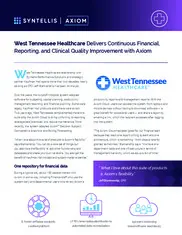Preview of the West Tennessee Healthcare Case Study