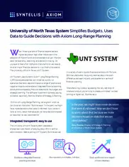 Preview of the University of North Texas System Case Study