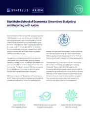 Preview of the Stockholm School of Economics Case Study