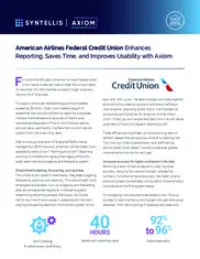 Preview of the American Airlines Credit Union Case Study