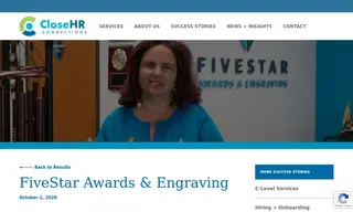 Preview of the FiveStar Awards & Engraving Case Study